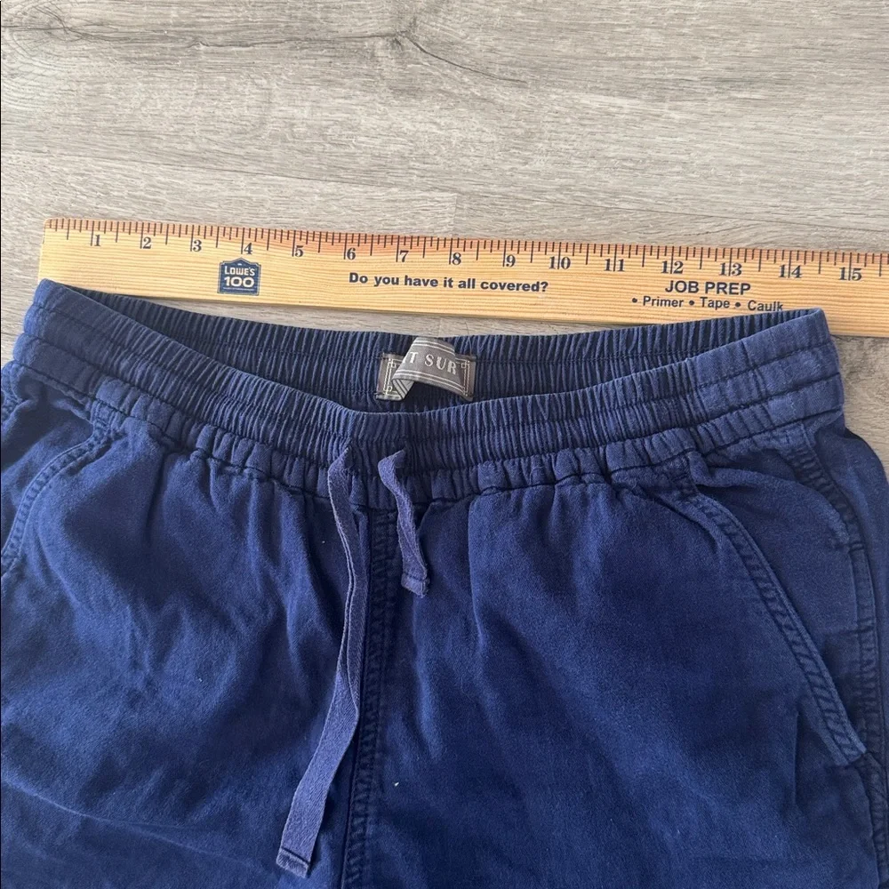 J Crew Point Sur Seaside Pants Womens 8 Cotton Twill 4 Pocket Pull On 23 inseam